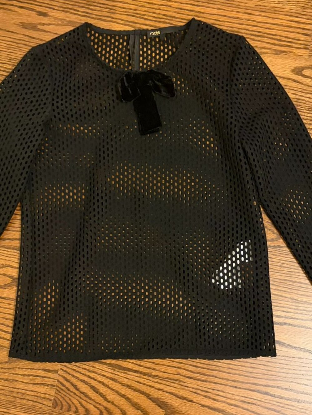 Maje Open Knit Top